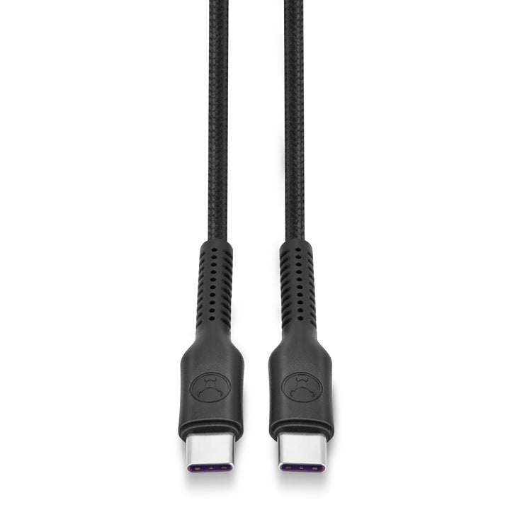 Bonelk Long-Life Easy Grip USB-C to USB-C Cable, 100W (2m) - Black