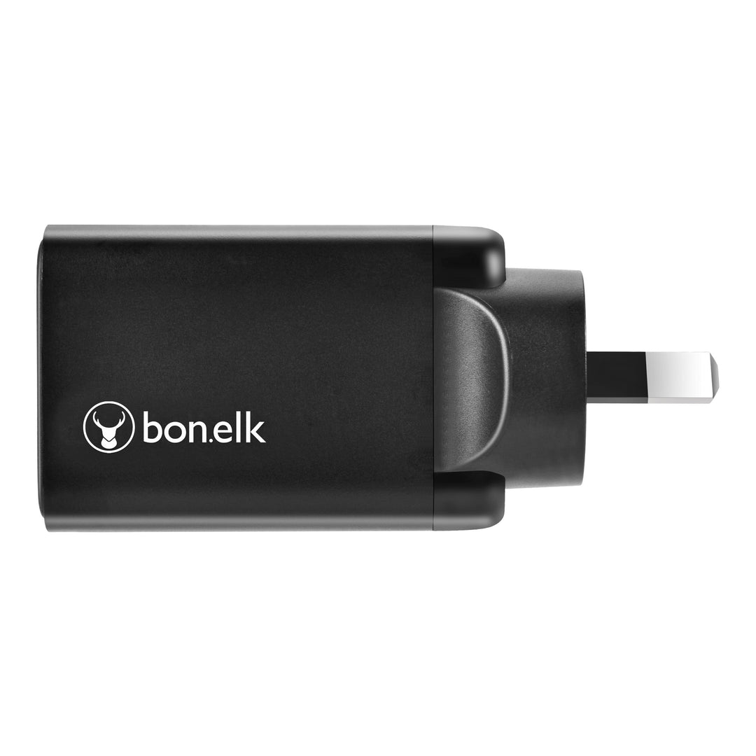 Bonelk 65W PD GaN Wall Charger, 1 x USB-C - Black