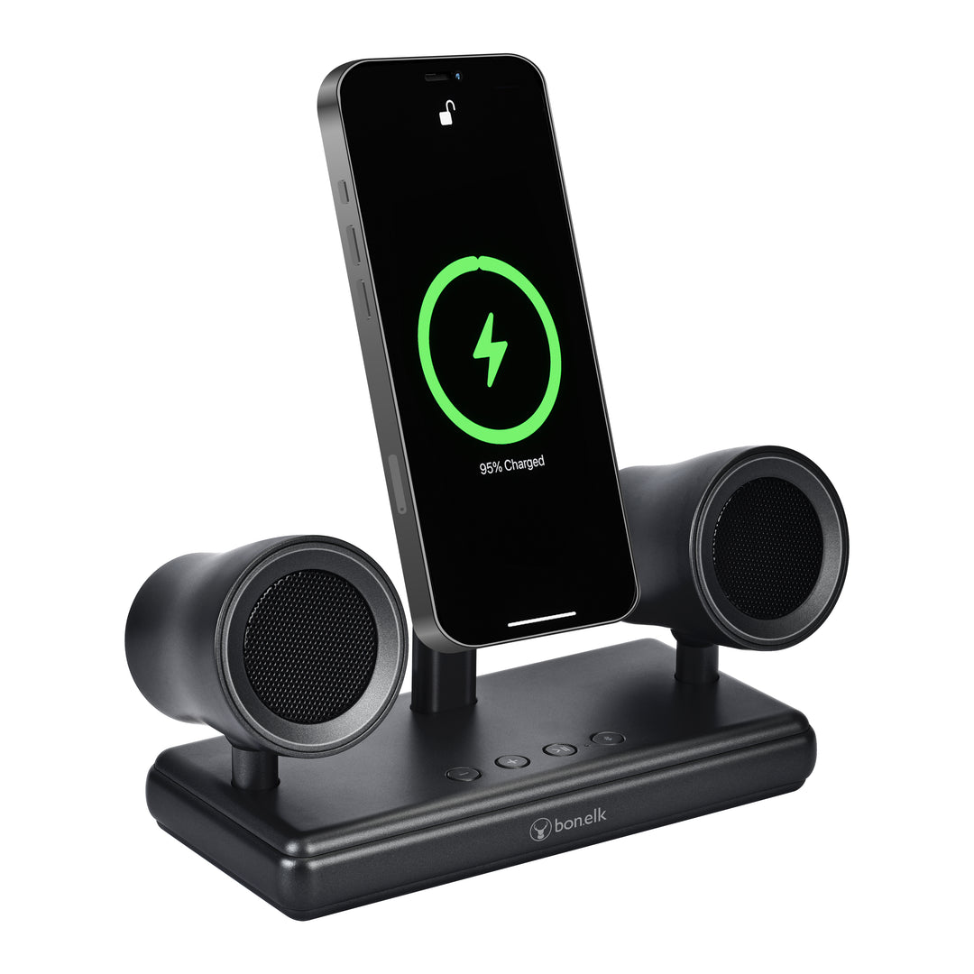 Bonelk Sound Dock Qi2 (with Charger and Cable) - Black