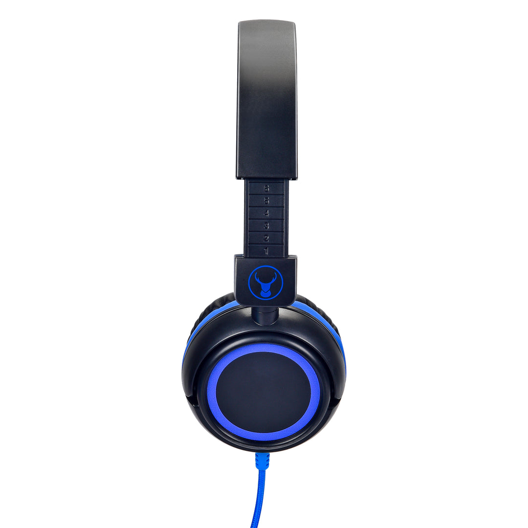 Bonelk Comfort Kids Wired Headphones - Black/Blue