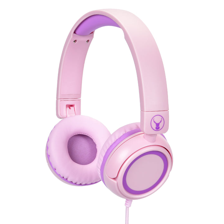 Bonelk Comfort Kids Wired Headphones - Pink/Purple