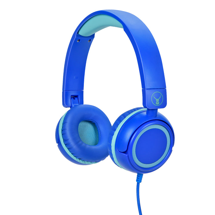 Bonelk Comfort Junior Kids Headphones - Blue/Green