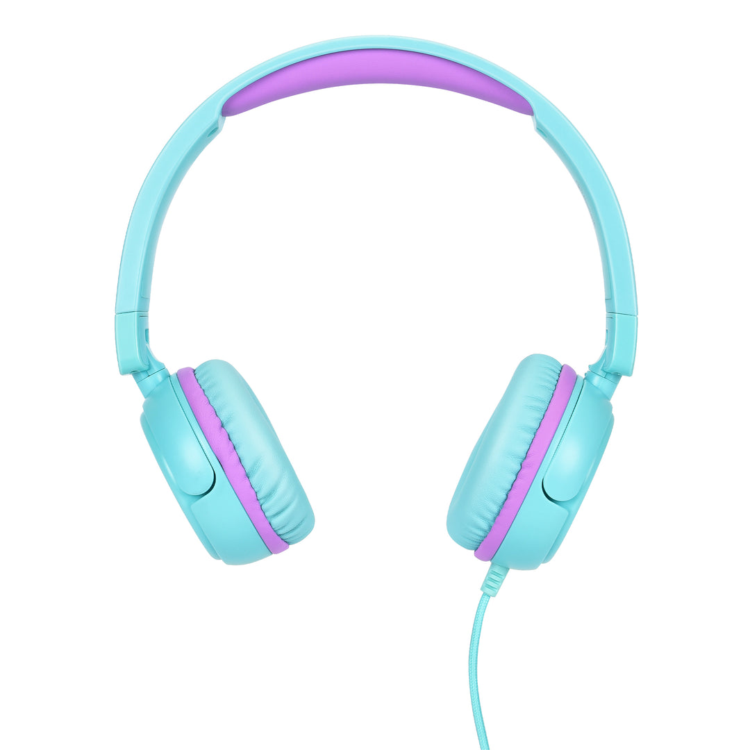 Bonelk Comfort Kids Wired Headphones - Teal/Purple