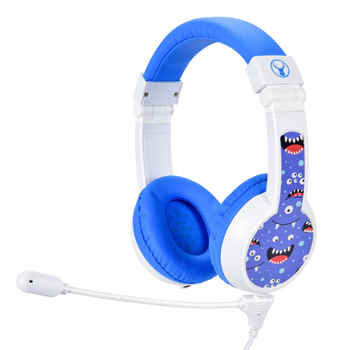 Bonelk My-Style (Boom Mic) Kids Wired Headphones - White/Blue