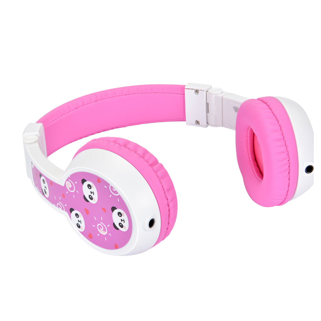 Bonelk My-Style (Boom Mic) Kids Wired Headphones - White/Pink