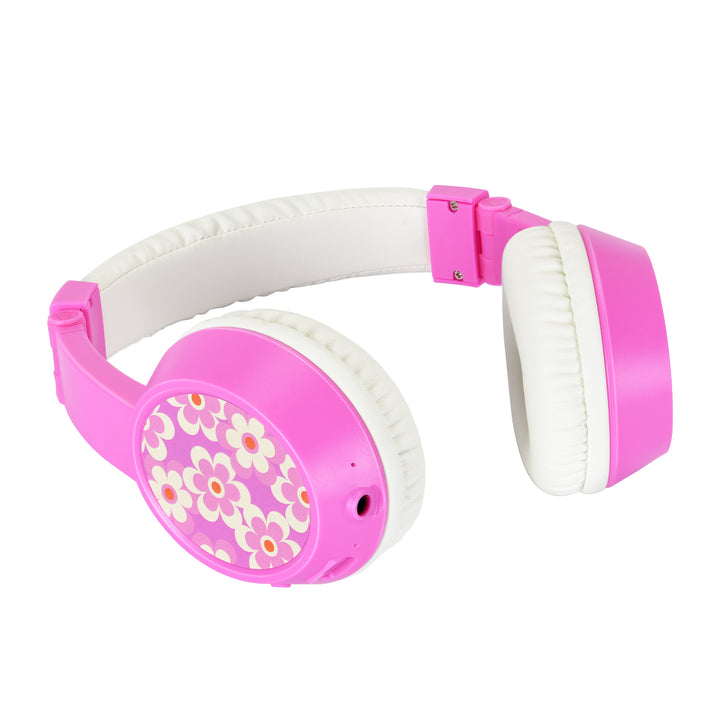 Bonelk My-Style Bluetooth Junior Kids Headphones - Pink/White