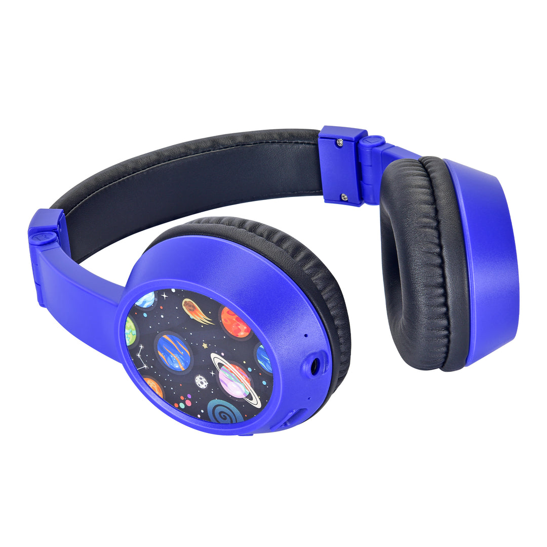 Bonelk My-Style Bluetooth Junior Kids Headphones - Purple/Black