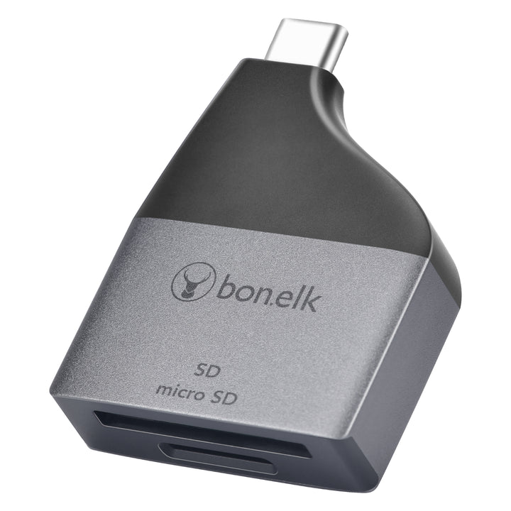 Bonelk USB-C to MicroSD/SD Adapter - Space Grey